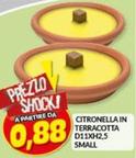 Offerta per Citronella In Terracotta D11xh2,5 Small a 0,88€ in Risparmio Casa