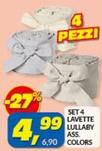 Offerta per Set 4 Lavette Lullaby a 4,99€ in Risparmio Casa