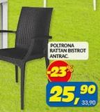 Offerta per Poltrona Rattan Bistrot Antrac. a 25,9€ in Risparmio Casa