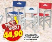 Offerta per Sedia Regista Stelle Marine/ Tartarughe a 44,9€ in Risparmio Casa
