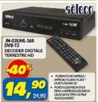 Offerta per Select - JN-035JHL-168 DVB-T2 Decoder Digitale Terrestre Hd a 14,9€ in Risparmio Casa