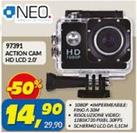 Offerta per Neo - 97391 Action Cam Hd Lcd 2.0 a 14,9€ in Risparmio Casa