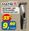 Offerta per Matrix -  NC130 RFC-1107  Regola Barba Trimmer Wet/ Dry a 9,9€ in Risparmio Casa