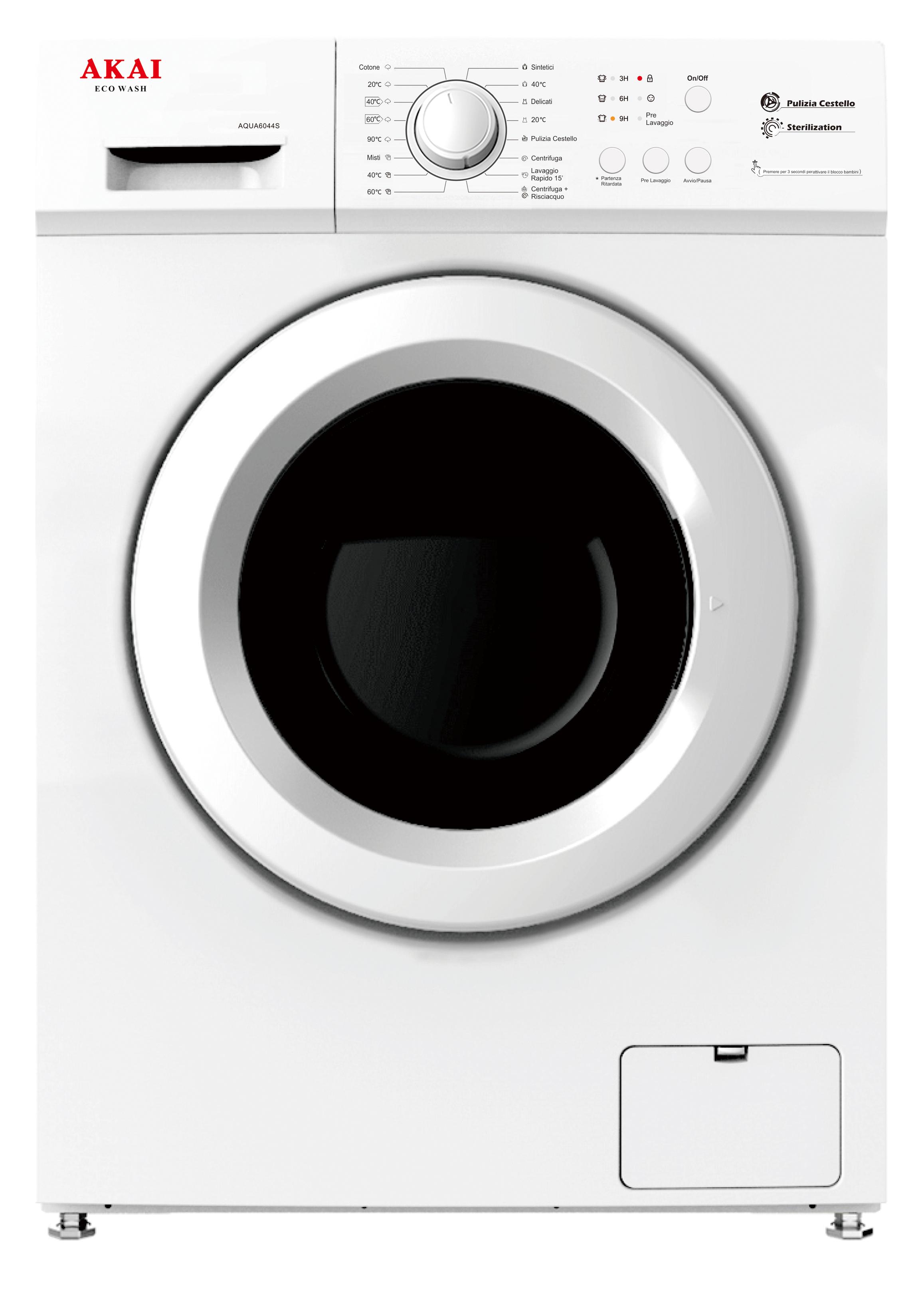 Offerta per Akai - AQUA6044S lavatrice Caricamento frontale 6 kg 1000 Giri/min E Bianco a 189€ in Risparmio Casa