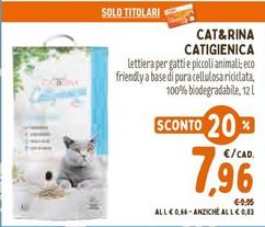 Offerta per  Cat&Rina - Catigienica  a 7,96€ in Pet Store Conad