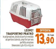 Offerta per Leopet - Trasportino Pratiko a 13,9€ in Pet Store Conad