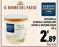 Offerta per Conad - Mozzarella Di Bufala Campana DOP Sapori & Dintorni  a 2,89€ in Conad