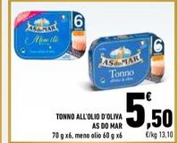Offerta per Asdomar - Tonno All'Olio D'Oliva a 5,5€ in Conad