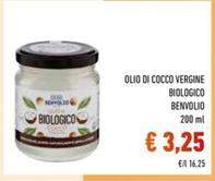 Offerta per Benvolio - Olio Di Cocco Vergine Biologico a 3,25€ in Conad