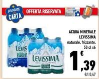 Offerta per Levissima - Acqua Minerale a 1,39€ in Conad Superstore