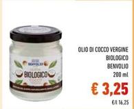 Offerta per Benvolio - Olio Di Cocco Vergine Biologico  a 3,25€ in Conad Superstore