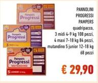 Offerta per Pampers - Pannolini Progressi a 29,9€ in Conad Superstore
