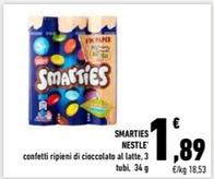Offerta per Nestlè - Smarties a 1,89€ in Conad Superstore