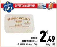 Offerta per Beppino Occelli - Burro a 2,49€ in Conad Superstore