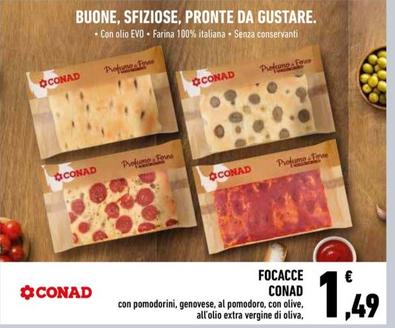 Offerta per Conad - Focacce a 1,49€ in Conad Superstore