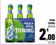 Offerta per Tuborg - Birra a 2€ in Conad