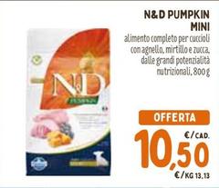 Offerta per  N&D - Pumpkin Mini  a 10,5€ in Pet Store Conad