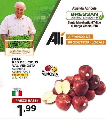 Offerta per Val Venosta - Mele Red Delicious a 1,99€ in Alì e Alìper