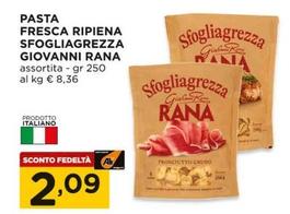 Offerta per Giovanni Rana - Pasta Fresca Ripiena Sfogliagrezza a 2,09€ in Alì e Alìper