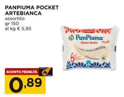 Offerta per Artebianca - Panpiuma Pocket a 0,89€ in Alì e Alìper