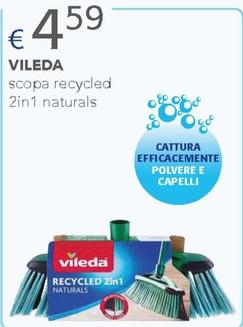 Offerta per Vileda - Scopa Recycled 2in1 Naturals a 4,59€ in Acqua & Sapone