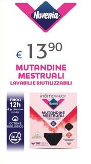 Offerta per Nuvenia - Mutandine Mestruali a 13,9€ in Acqua & Sapone
