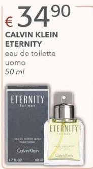 Offerta per Calvin Klein - Eternity Eau De Toilette Uomo a 34,9€ in Acqua & Sapone