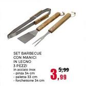 Offerta per Set Barbecue Con Manici In Legno 3 Pezzi a 3,99€ in Happy Casa Store