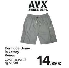 Offerta per Avirex - Bermuda Uomo In Jersey a 14,99€ in Carrefour Ipermercati