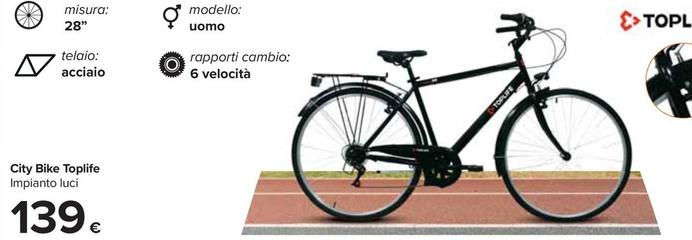 Offerta per Toplife - City Bike a 139€ in Carrefour Ipermercati