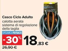 Offerta per Casco Ciclo Adulto a 18,83€ in Carrefour Ipermercati