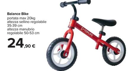 Offerta per Balance Bike a 24,9€ in Carrefour Ipermercati