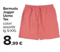 Offerta per Tex - Bermuda Jogger Uomo  a 8,99€ in Carrefour Ipermercati