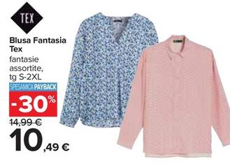 Offerta per Tex - Blusa Fantasia  a 10,49€ in Carrefour Ipermercati