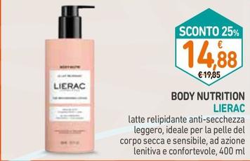 Offerta per Lierac - Body Nutrition a 14,88€ in Parafarmacia Conad