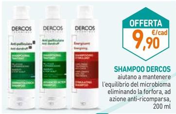 Offerta per Shampoo Dercos a 9,9€ in Parafarmacia Conad