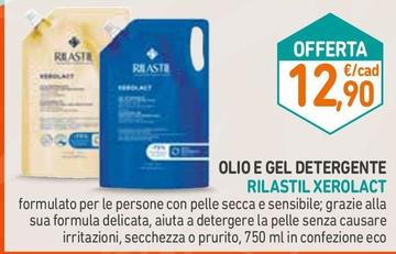 Offerta per Rilastil - Xerolact Olio E Gel Detergente a 12,9€ in Parafarmacia Conad
