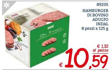 Offerta per Indal - Hamburger Di Bovino Adulto a 10,59€ in ZONA