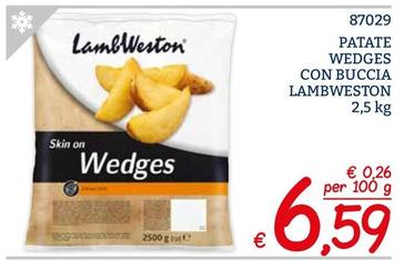 Offerta per Lamb Weston - Patate Wedges Con Buccia a 6,59€ in ZONA