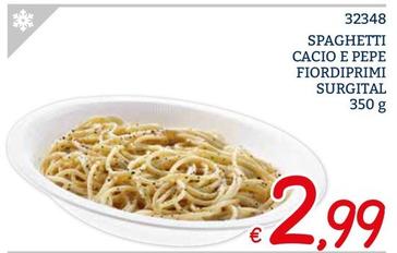 Offerta per Fiordiprimi Surgital - Spaghetti Cacio E Pepe a 2,99€ in ZONA