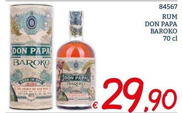 Offerta per Don Papa - Rum Baroko a 29,9€ in ZONA