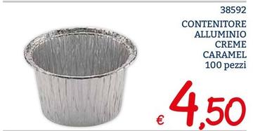 Offerta per Contenitore Alluminio Creme Caramel a 4,5€ in ZONA