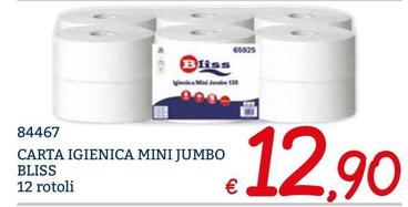 Offerta per Bliss - Carta Igienica Mini Jumbo a 12,9€ in ZONA