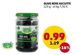 Offerta per Ortomio - Olive Nere Asciutte a 0,99€ in PENNY