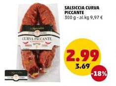 Offerta per Cuor Di Terra - Salsiccia Curva Piccante a 2,99€ in PENNY
