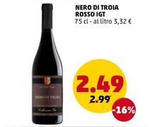 Offerta per Le Belle Vigne - Nero Di Troia Rosso IGT a 2,49€ in PENNY