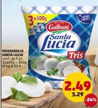 Offerta per Galbani - Mozzarella Santa Lucia a 2,49€ in PENNY