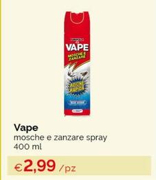 Offerta per Vape - Mosche E Zanzare Spray a 2,99€ in Acqua & Sapone
