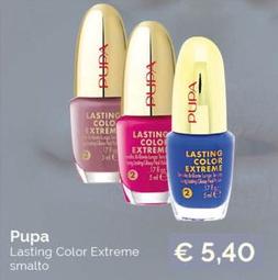 Offerta per Pupa - Lasting Color Extreme Smalto a 5,4€ in Acqua & Sapone