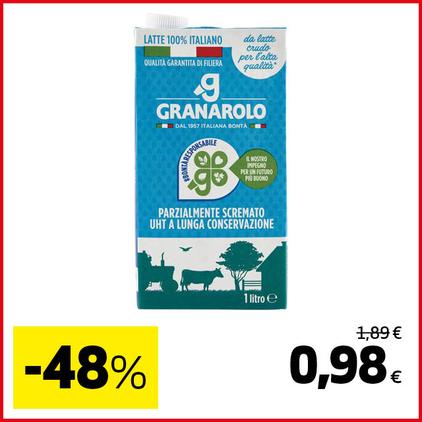 Offerta per LATTE UHT 100% ITALIANO GRANAROLO in Ipercoop